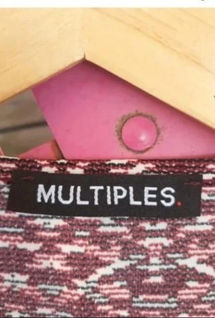 💗Blusa burdeos Multiples Mujer Talla M / 38 – photo 7